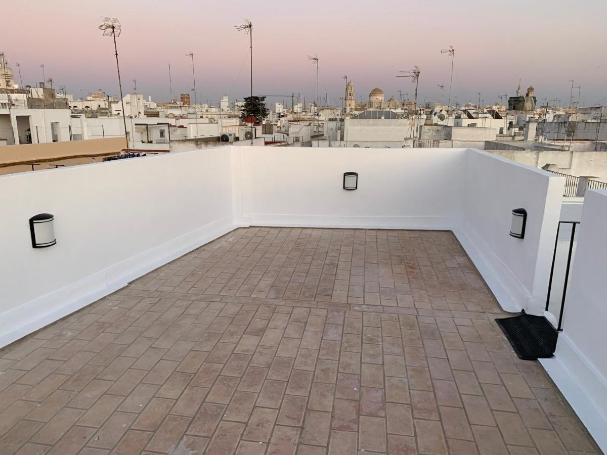 Atico Terraza Cadiz Centro Ascensor Playa De La Caleta Cádis Exterior foto